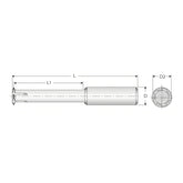 Partial Profile 60° Deep Threading - Long Tools for Deep Holes Solid Carbide Thread Milling Tools - Big-tools Industrial Supply Tools for Metal Cutting
